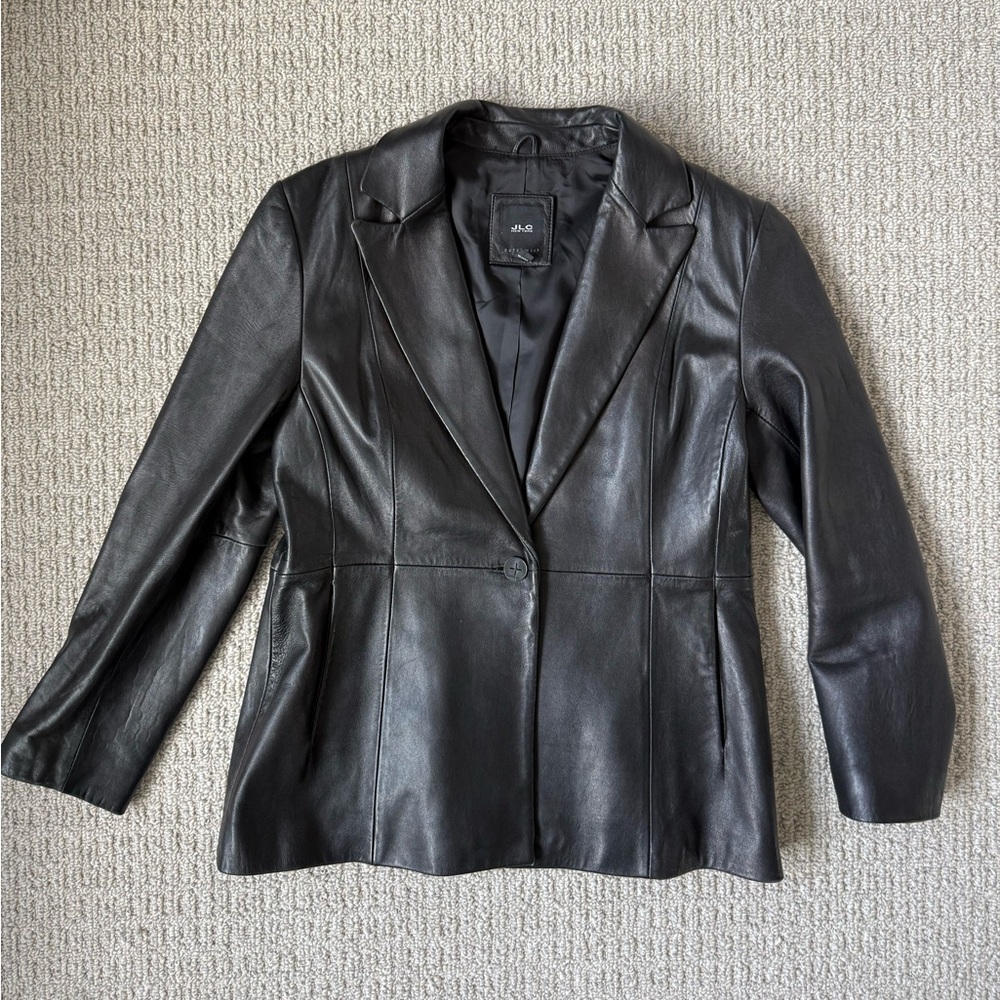 Vintage Leather Blazer